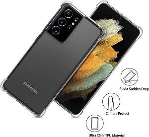 Samsung Galaxy S21 Ultra Clear Case Shockproof Tough Gel Heavy Duty Transparent Air Cushion Cover Samsung Galaxy S21 Ultra Clear Case Shockproof Tough Gel Heavy Duty Transparent Air Cushion Cover